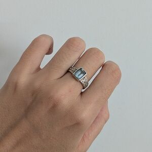 Acquamarina silver 925 ring